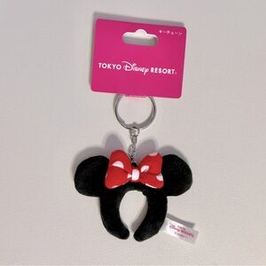 Tokyo Disney Mickey / Minnie Mouse Ears Keychain